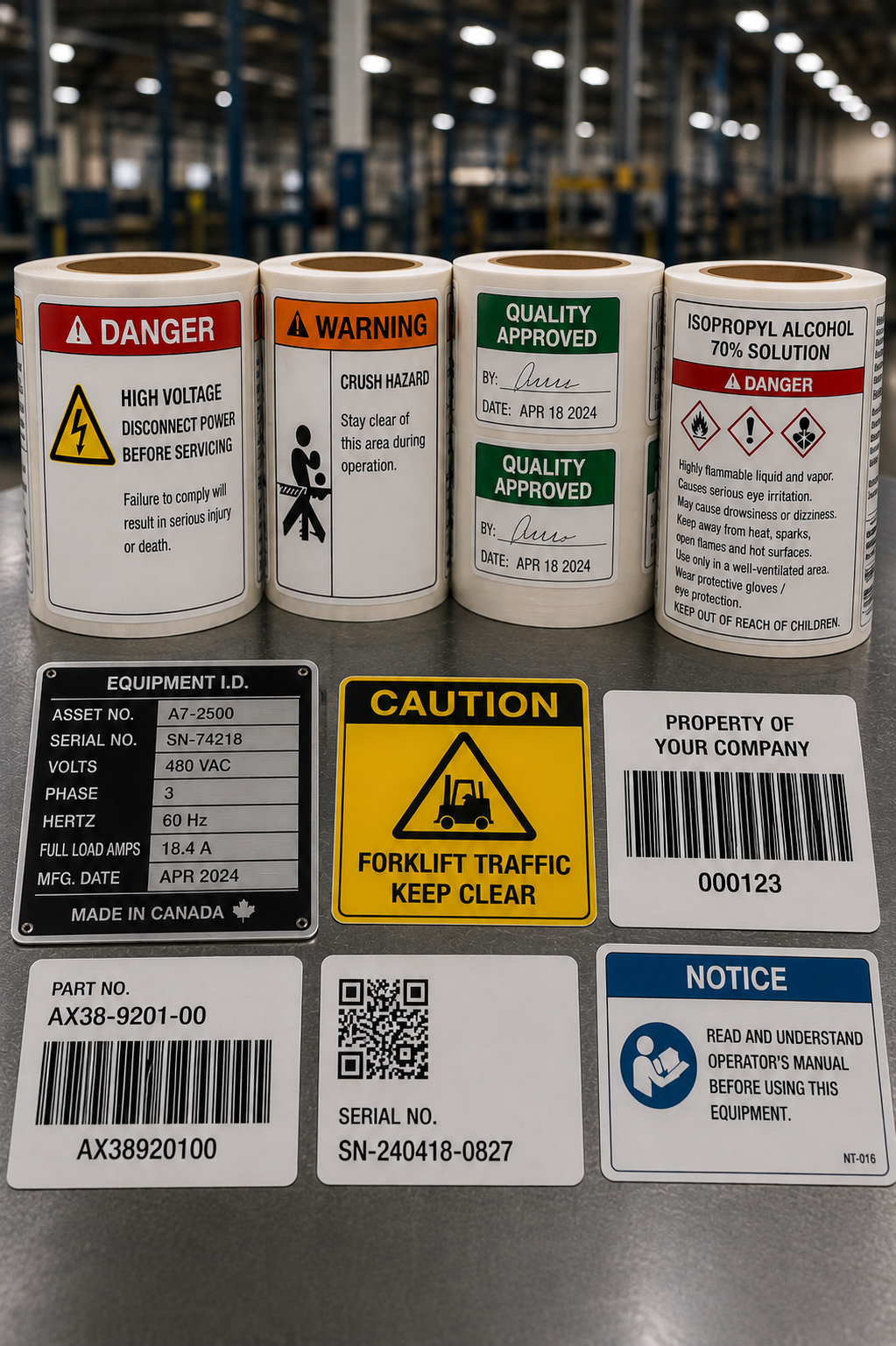 Custom stickers and labels