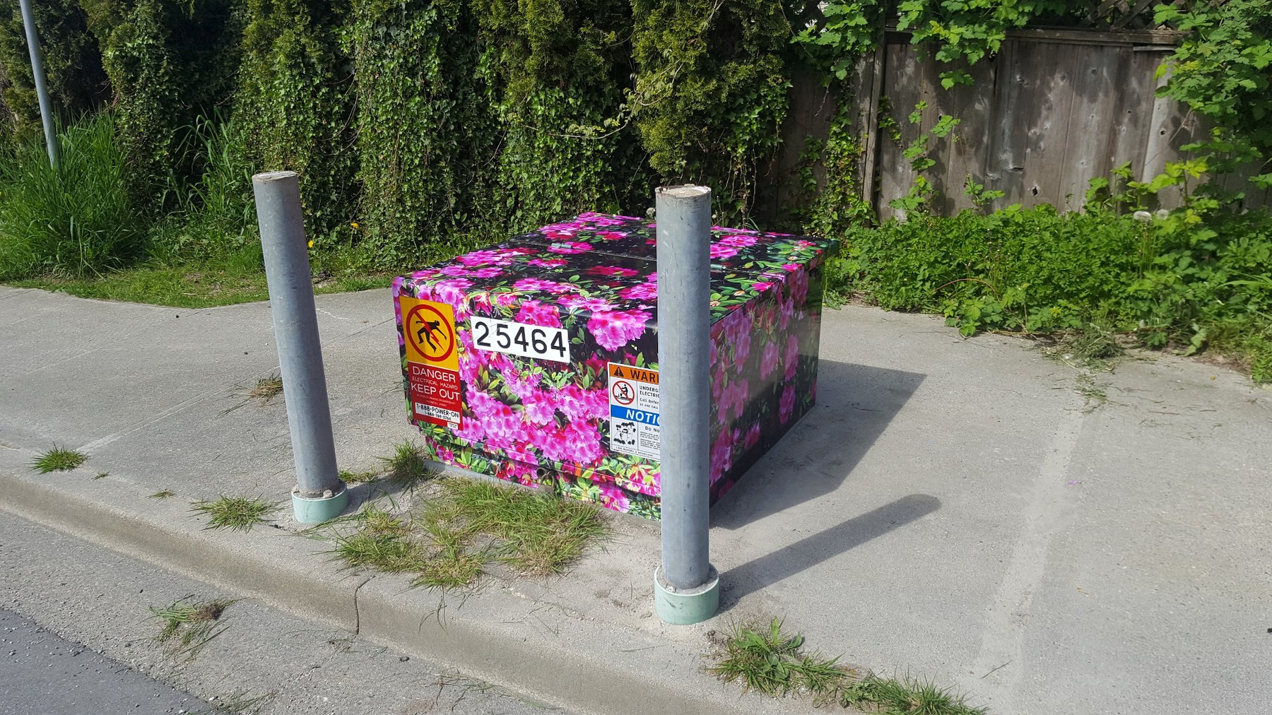 Custom utility box wrap